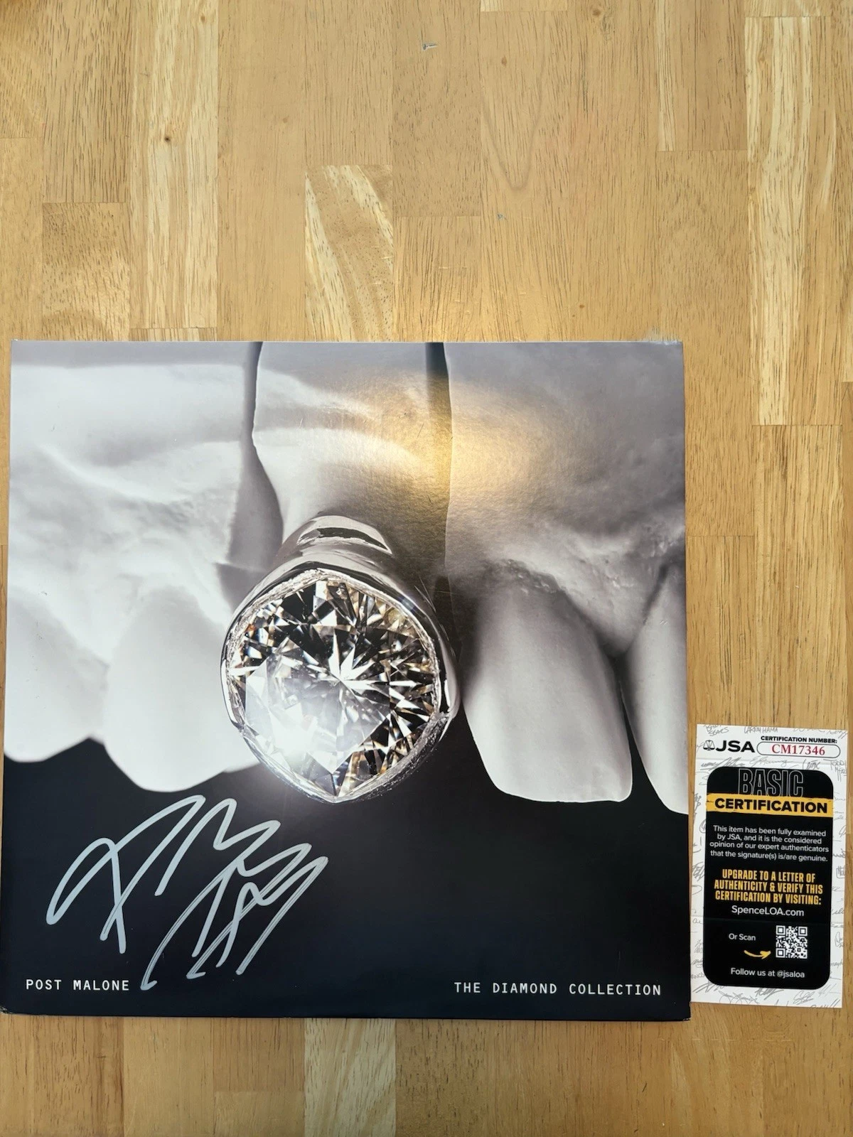 Post Malone Signed Autographed Vinyl LP The Diamond Collection Jsa Coa