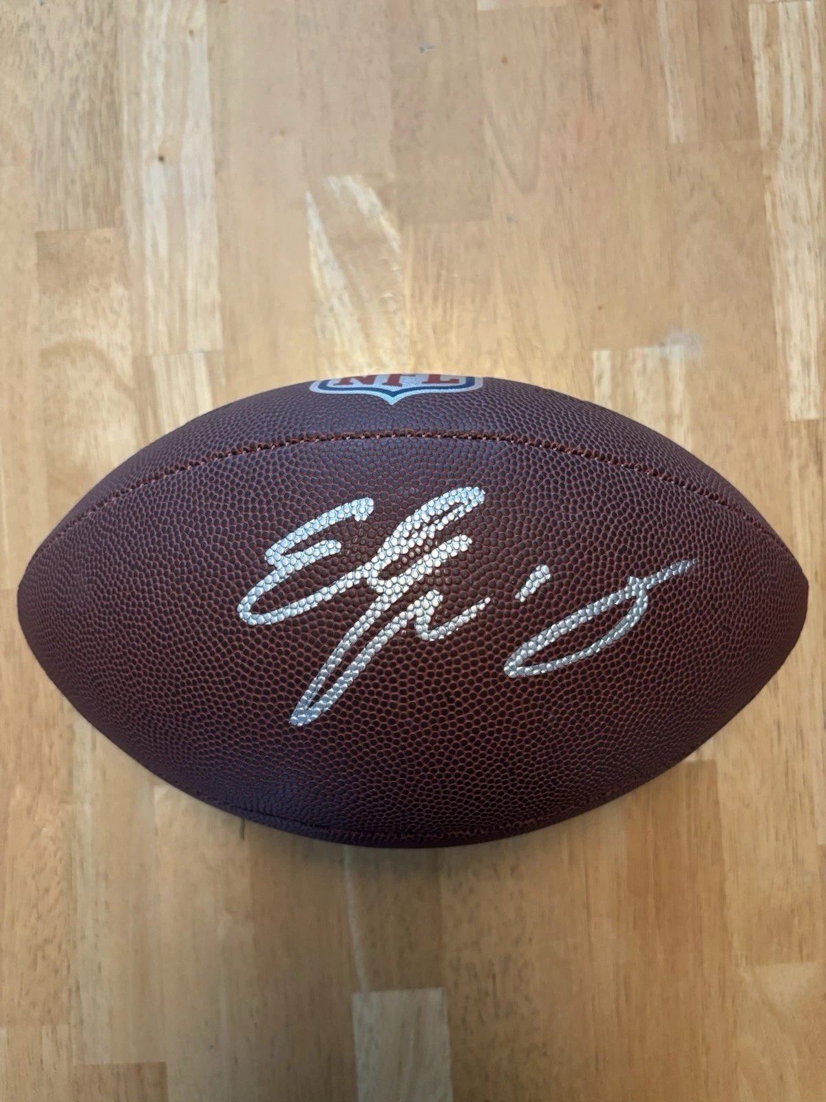 ELI MANNING  Signed Autographed NFL Football.  New York Giants JSA Coa