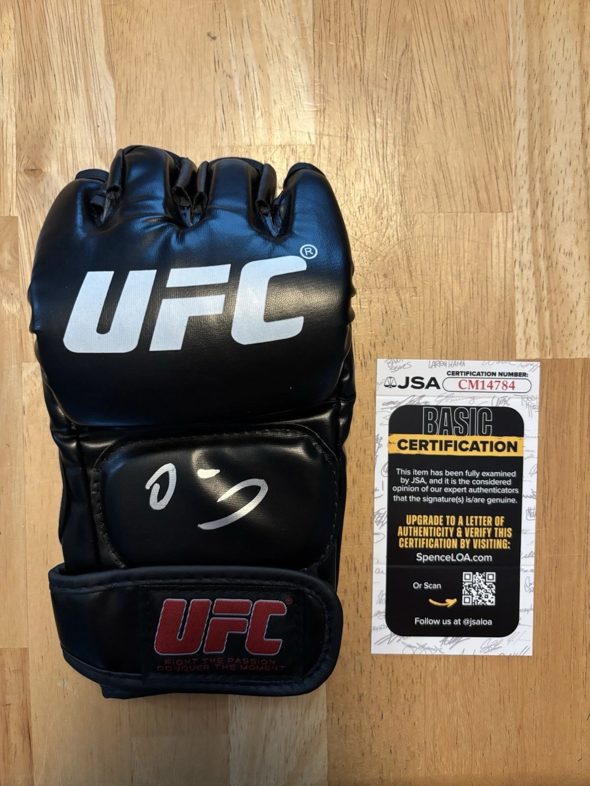 Dana White Autographed Signed UFC Glove Jsa Coa