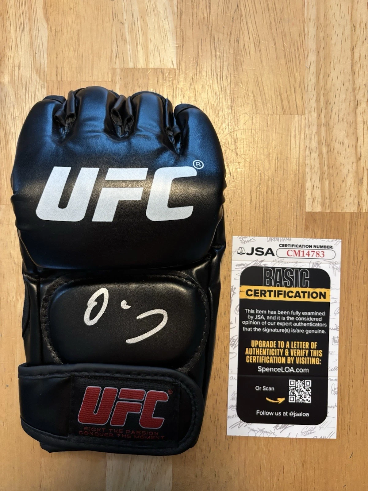 Dana White Autographed Signed UFC Glove Jsa Coa