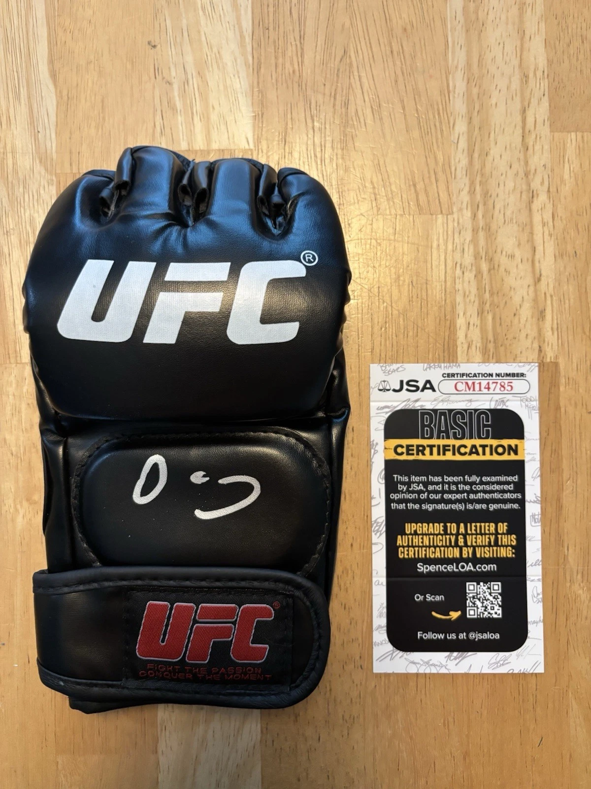 Dana White Autographed Signed UFC Glove Jsa Coa