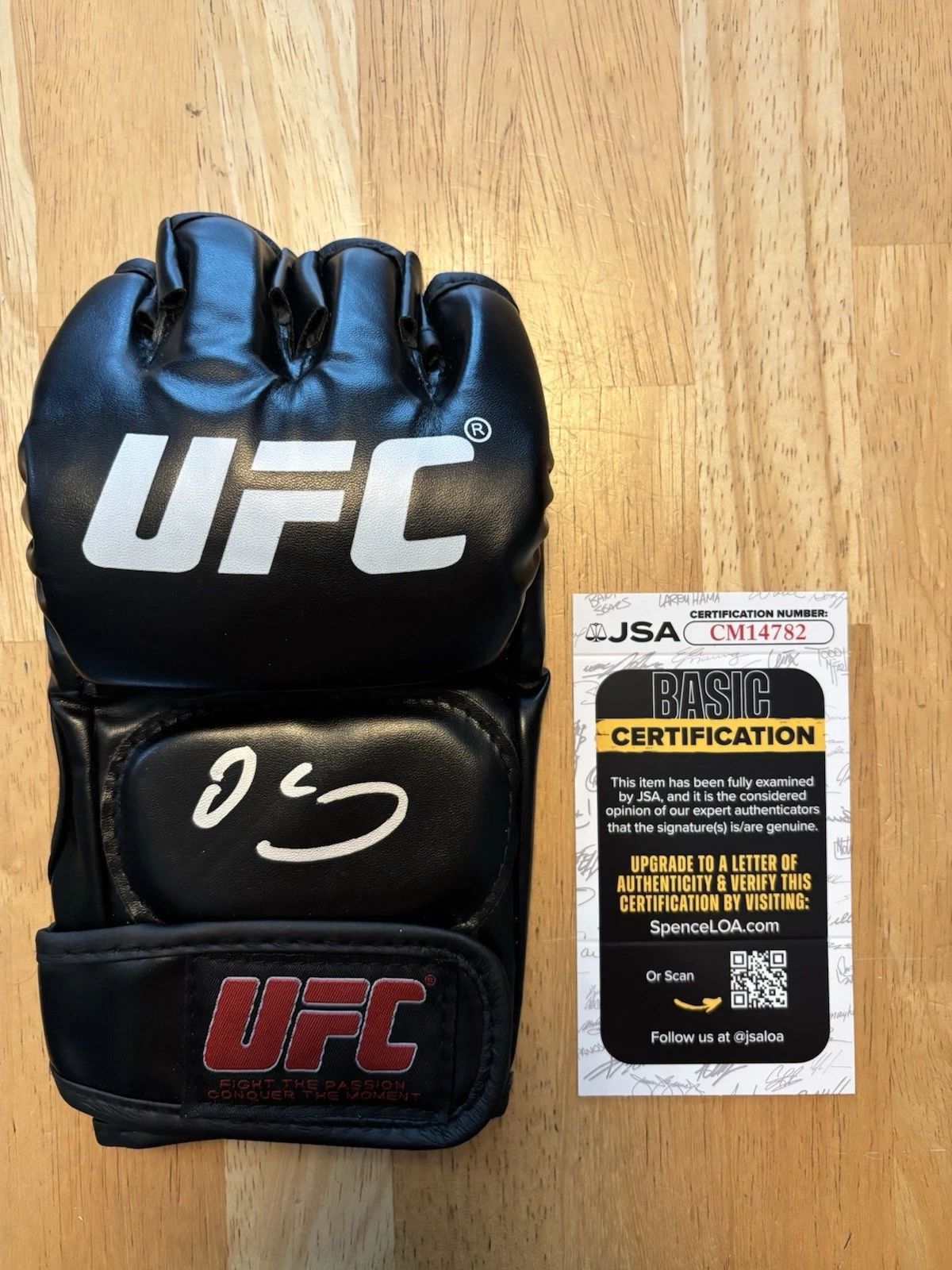 Dana White Autographed Signed UFC Glove Jsa Coa