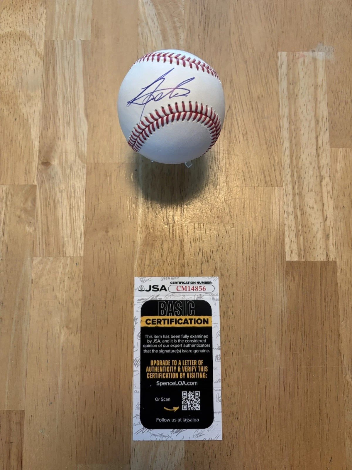 Lazaro Montes Signed Autographed ROMLB Baseball JSA COA Seattle Mariners