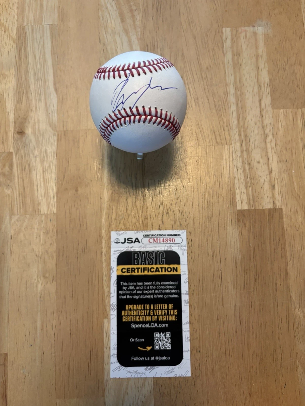 Bryce Eldridge Signed Autographed ROMLB Baseball JSA COA San Francisco Giants