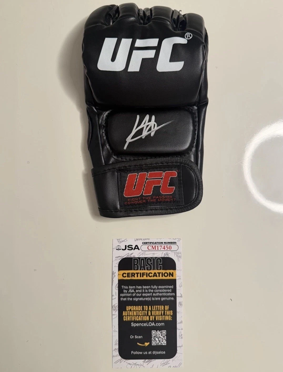 Josh Hokit Autographed UFC Glove MMA Rare JSA COA