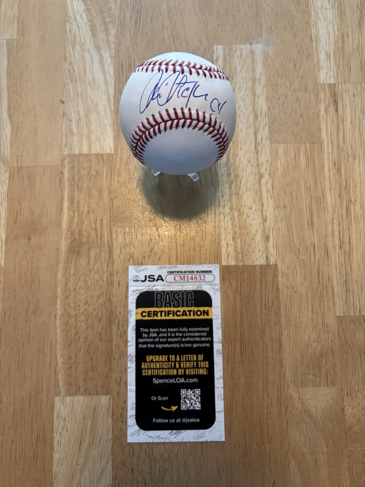 Rick Sutcliffe Signed Autographed Inscribed Baseball Jsa Coa