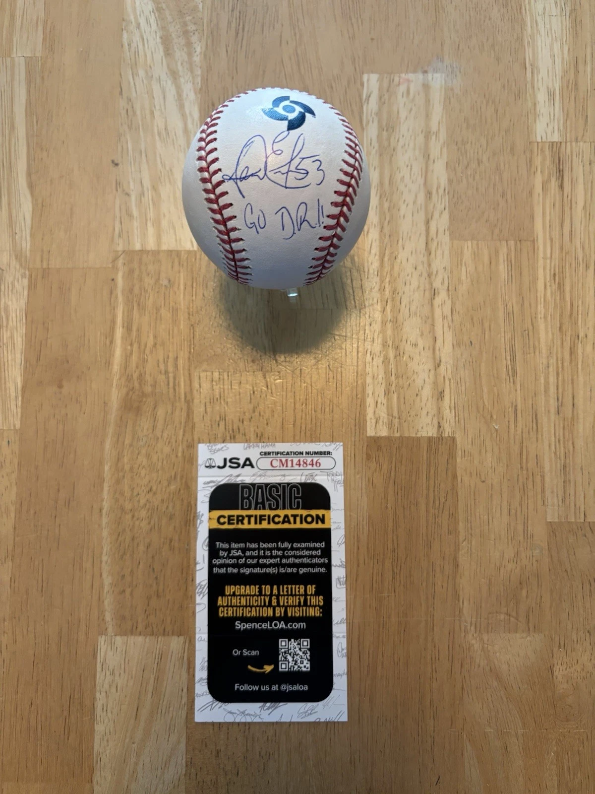 Carlos Estevez Signed Autographed Inscribed 2026 Wbc Baseball. Jsa Coa. Royals