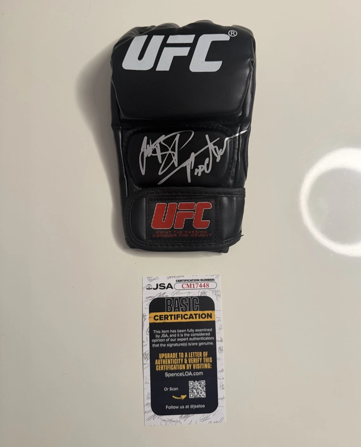 Jiri Prochazka Autographed UFC MMA Glove Rare Full Signature JSA COA