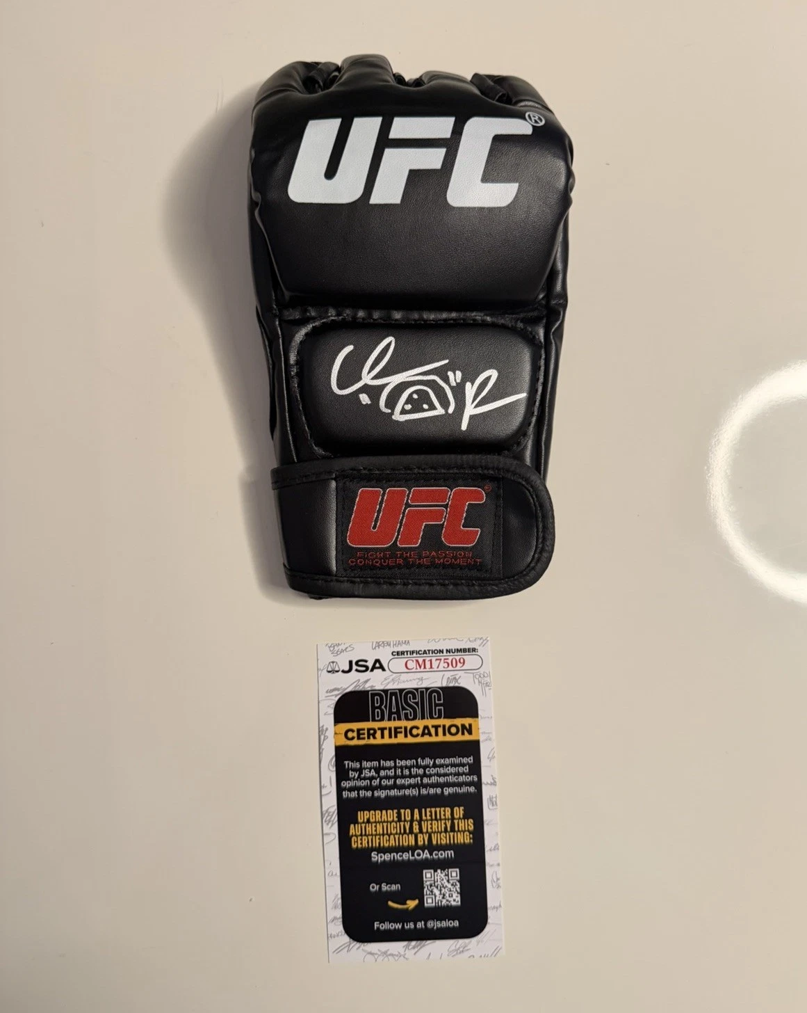 Chris Padilla Autographed UFC Glove MMA Rare Taco JSA COA