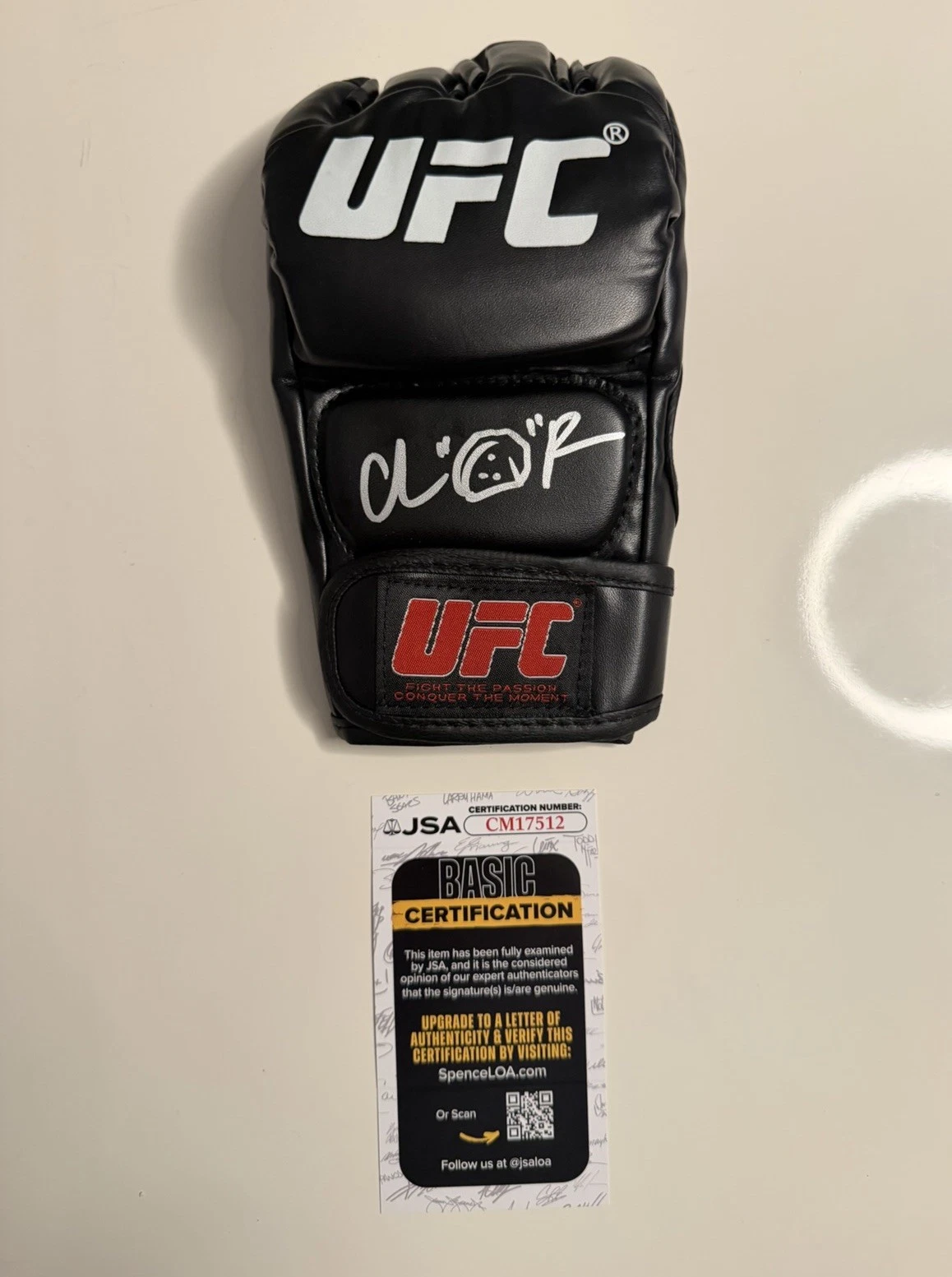 Chris Padilla Autographed UFC Glove MMA Rare Taco JSA COA