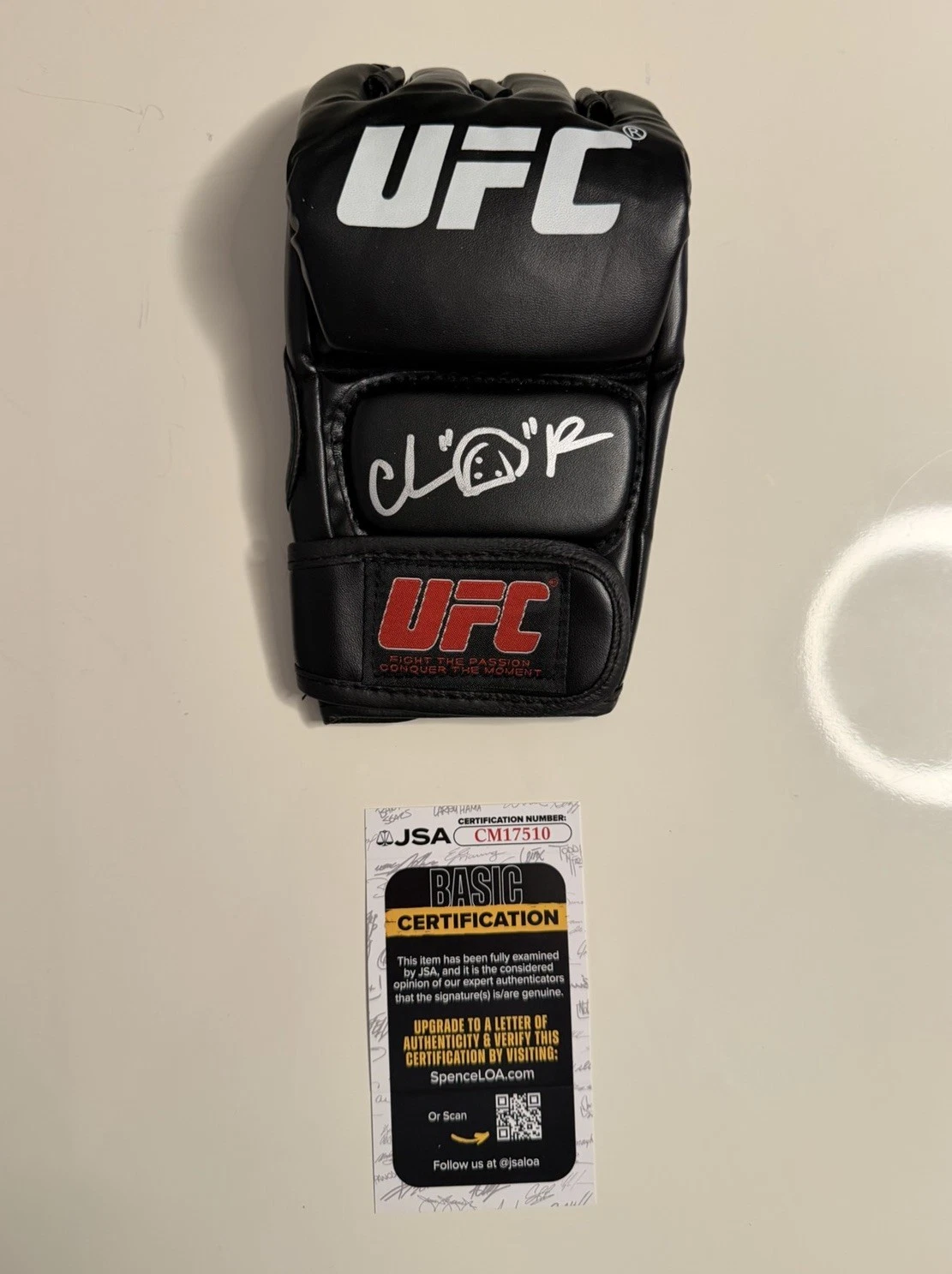 Chris Padilla Autographed UFC Glove MMA Rare Taco JSA COA