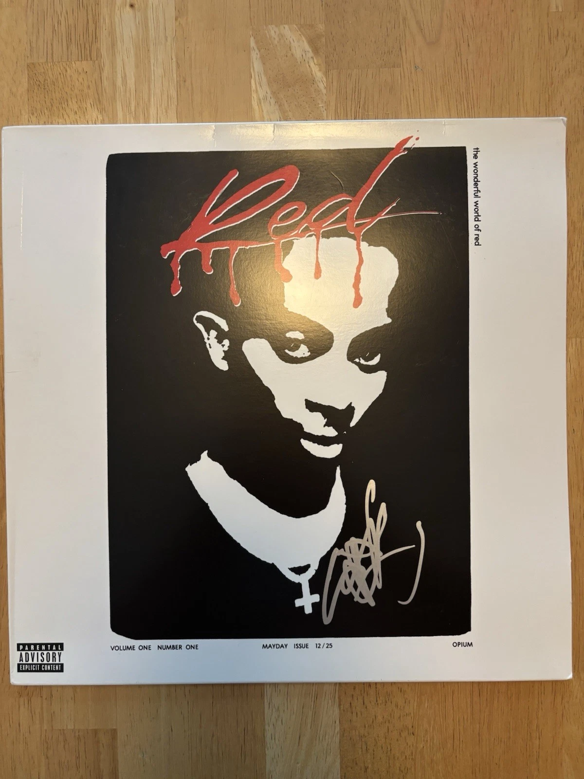 Playboi Carti Signed Autographed Whole Lotta Red Vinyl Album Record. Beckett Coa