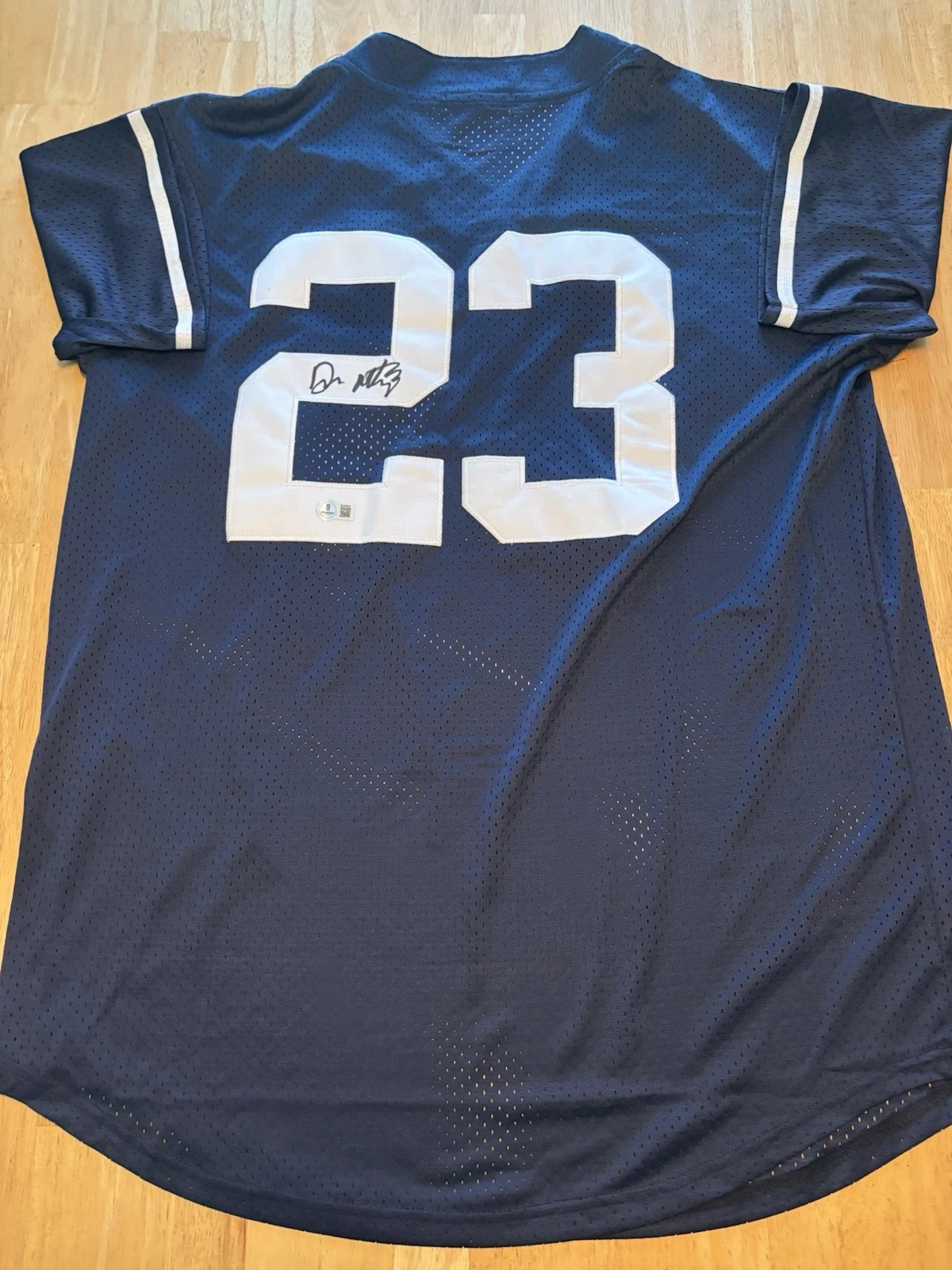 Don Mattingly Signed Autographed Mitchell & Ness New York Yankees Jersey Beckett
