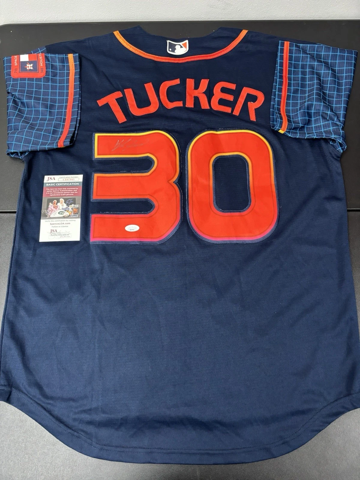 Kyle Tucker Signed Autographed Houston Astros Jersey Jsa Coa
