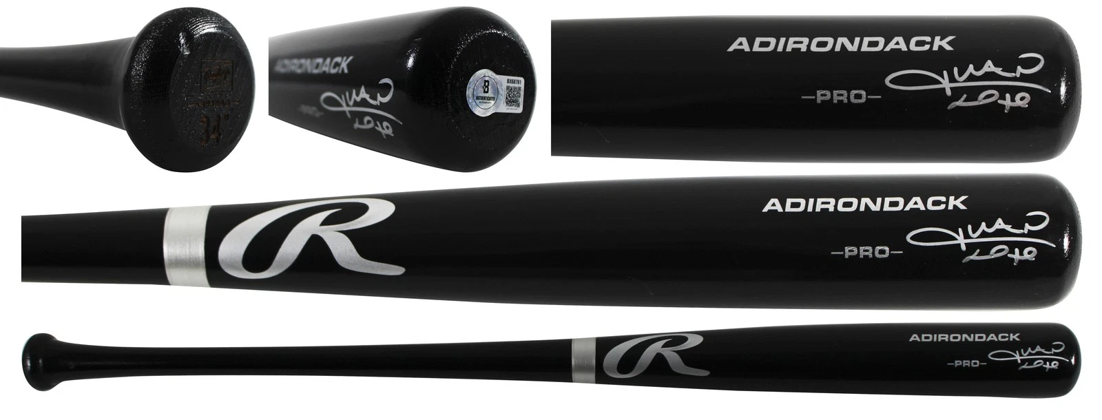 Mets Juan Soto Signed Black Rawlings Adirondack Baseball Bat BAS #BX68761