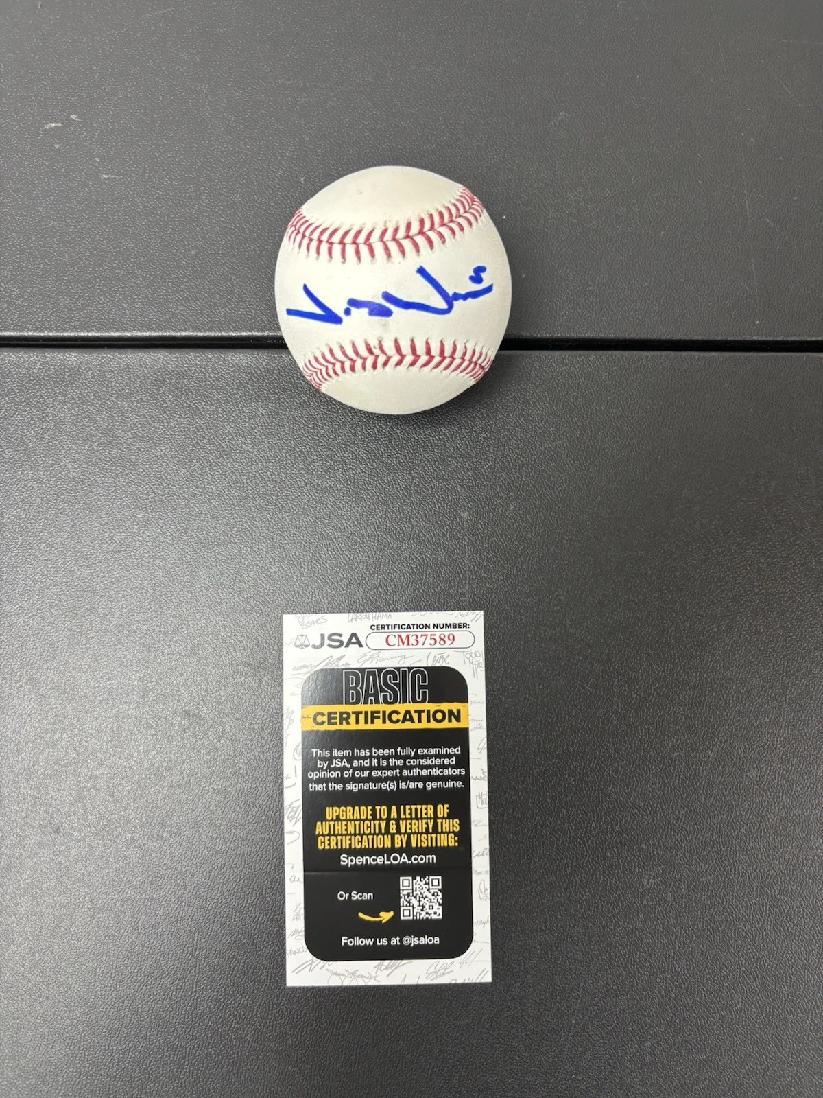 Jacob Wilson Signed Official Major League Baseball Oakland Athletics . JSA Coa