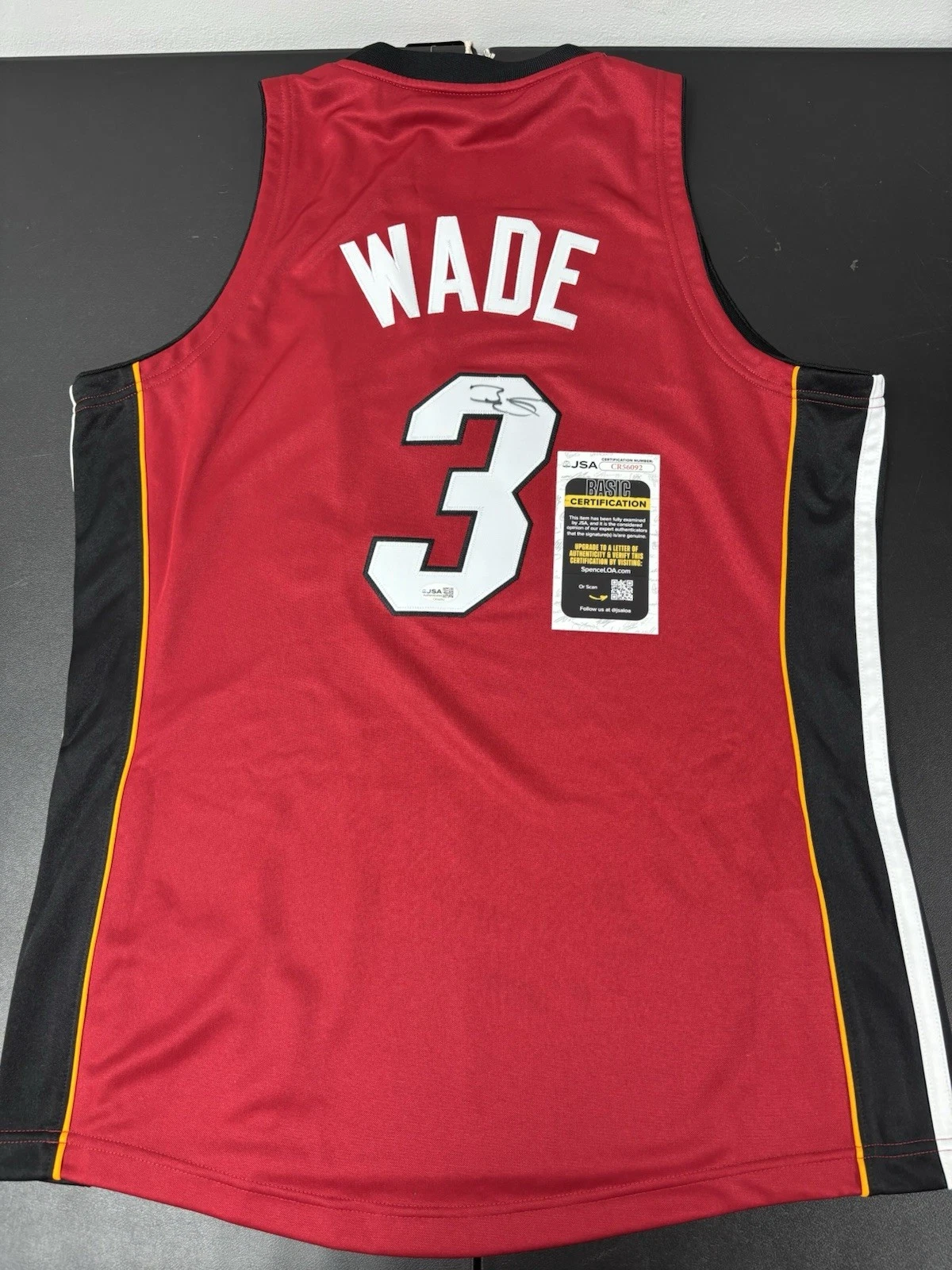 2005- 2006 Dwayne Wade Mitchell & Ness Authentic Signed Jersey . JSA Coa