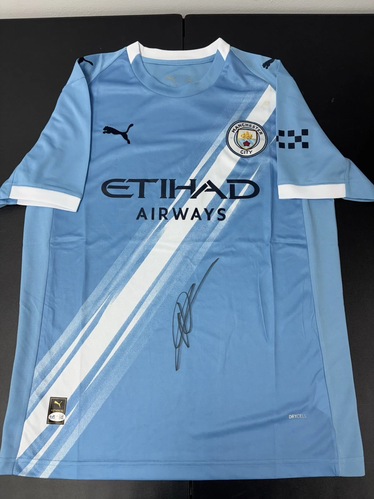 BERNARDO SILVA  signed Autographed Manchester City Jersey. JSA Coa