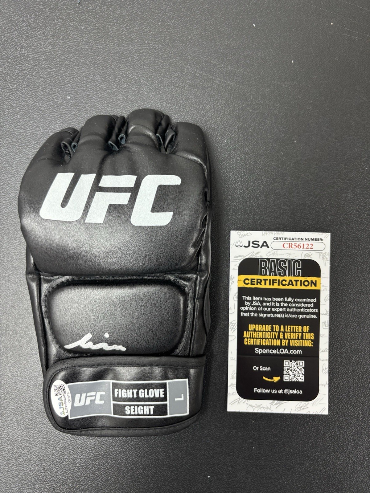 Nina Drama Autographed UFC Glove MMA JSA COA  Nina Marie Daniele