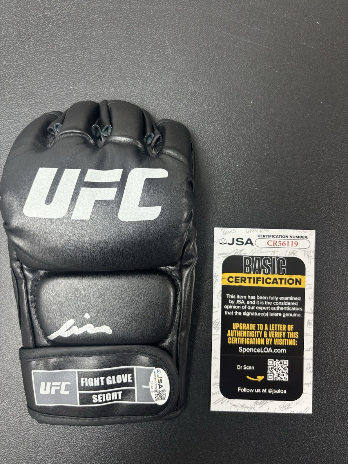 Nina Drama Autographed UFC Glove MMA JSA COA  Nina Marie Daniele