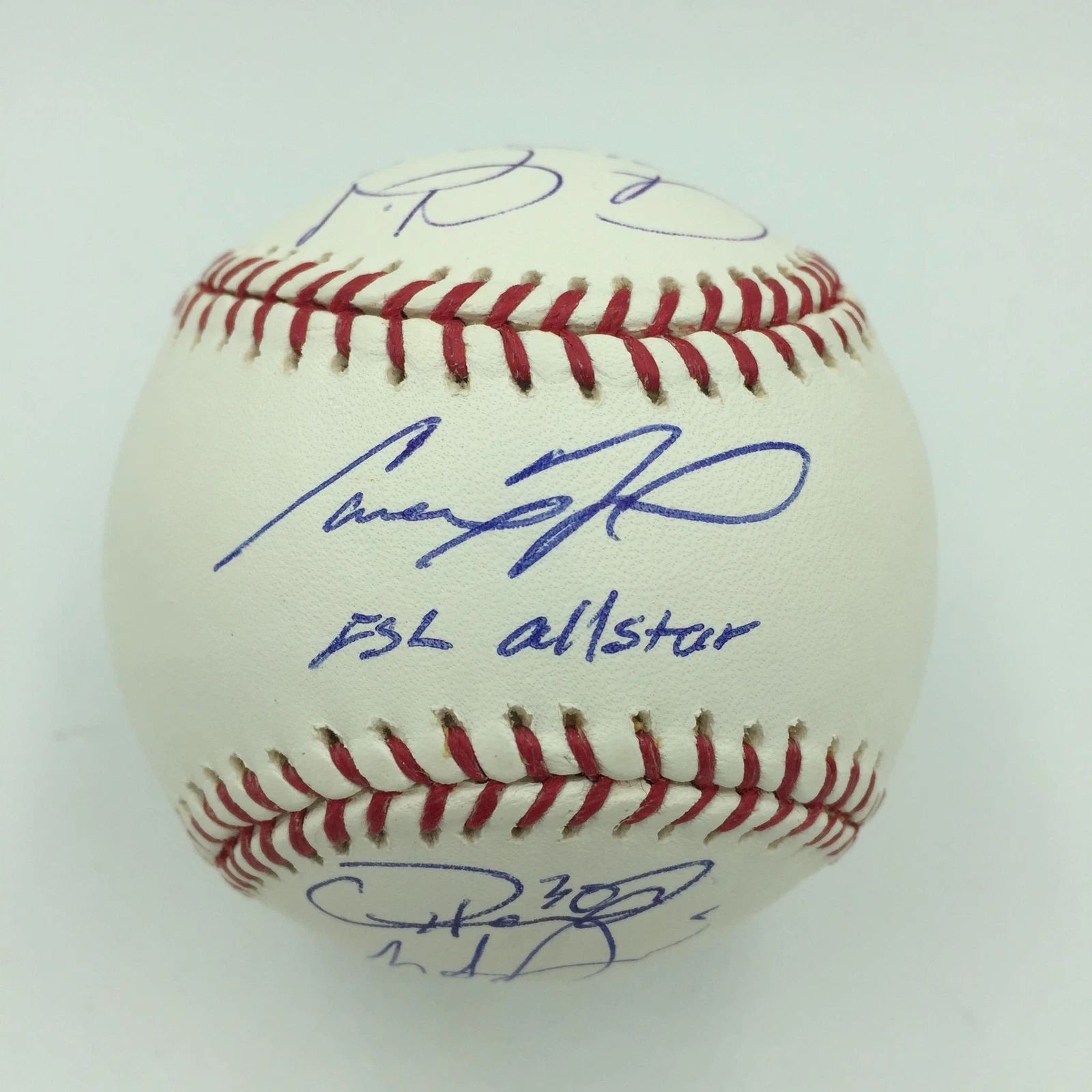 2007 Futures All Star Game Team Signed Game Used Baseball MLB Authenticated