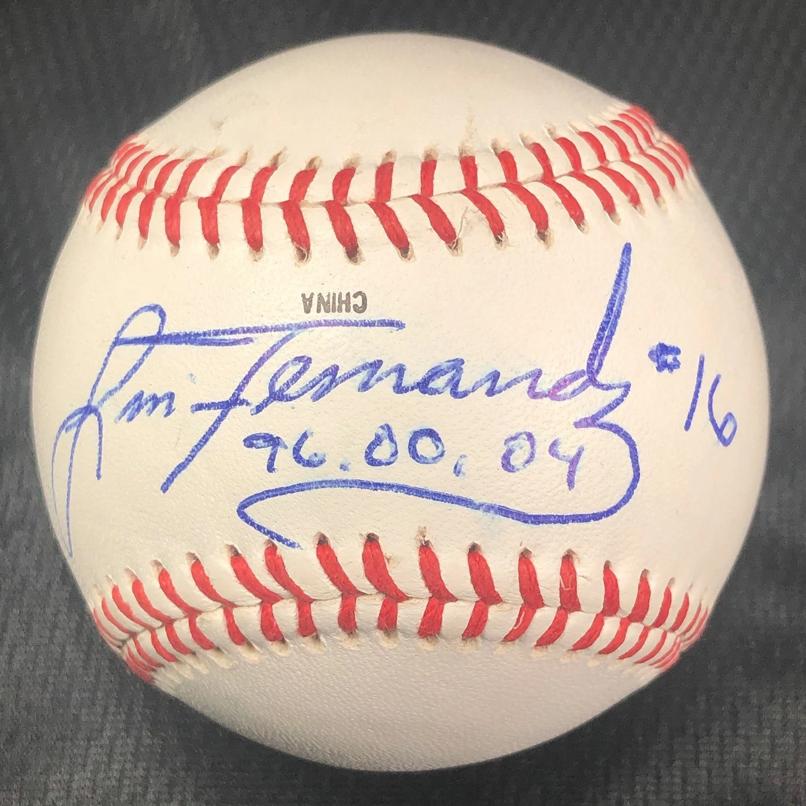 Lisa Fernandez signed baseball PSA/DNA autographed