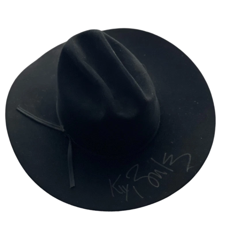 KIX BROOKS SIGNED AUTOGRAPH COWBOY HAT - BROOKS & DUNN COUNTRY MUSIC STAR W/ JSA