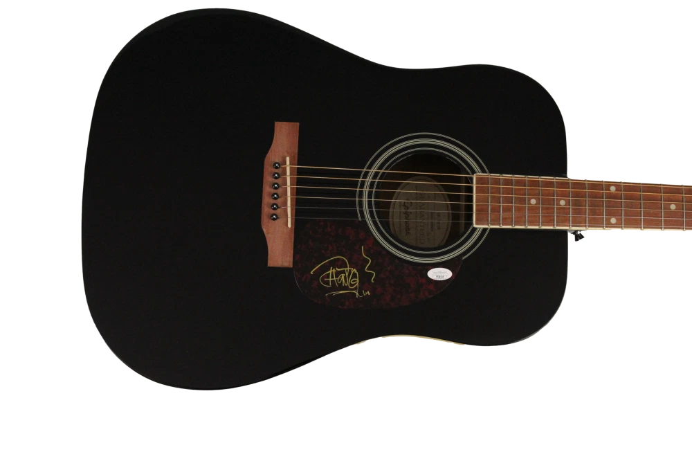 TOMMY CHONG SIGNED AUTOGRAPH GIBSON EPIPHONE ACOUSTIC GUITAR CHEECH & CHONG JSA