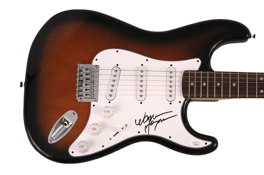 WARREN HAYNES ALLMAN BROTHERS BAND SIGNED AUTOGRAPH FENDER ELECTRIC GUITAR JSA