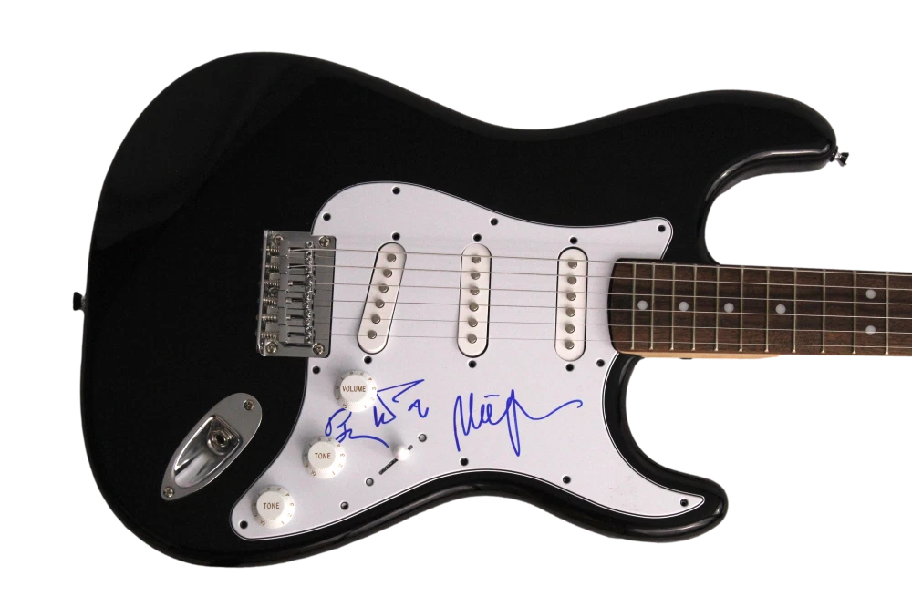 TREY ANASTASIO, MIKE, PAGE SIGNED AUTOGRAPH B FENDER ELECTRIC GUITAR - PHISH JSA
