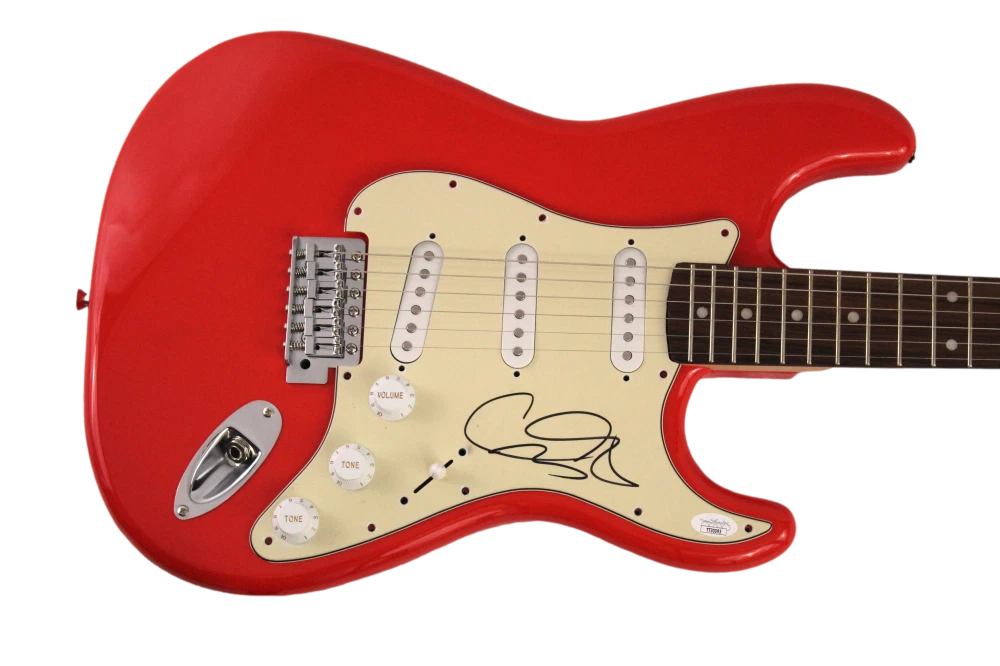GARY CLARK JR SIGNED AUTOGRAPH FULL SIZE R FENDER ELECTRIC GUITAR THIS LAND JSA