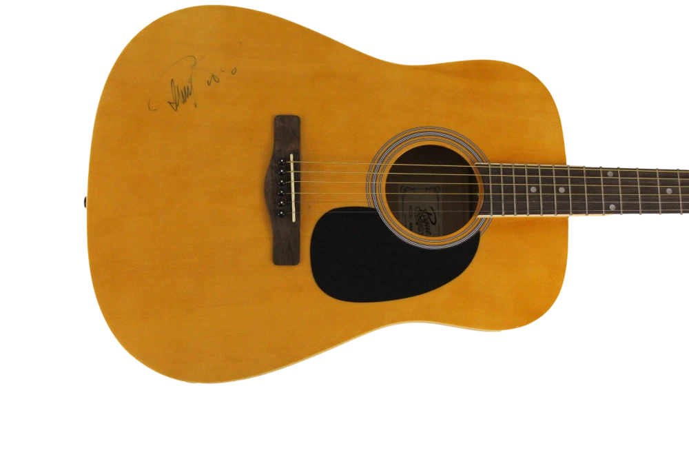 TREY ANASTASIO PHISH SIGNED AUTOGRAPH ACOUSTIC GUITAR - FULL SIGNATURE W/ JSA
