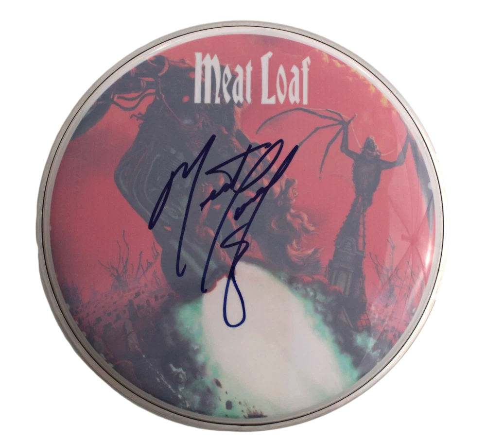 MEAT LOAF SIGNED AUTOGRAPH CUSTOM 12