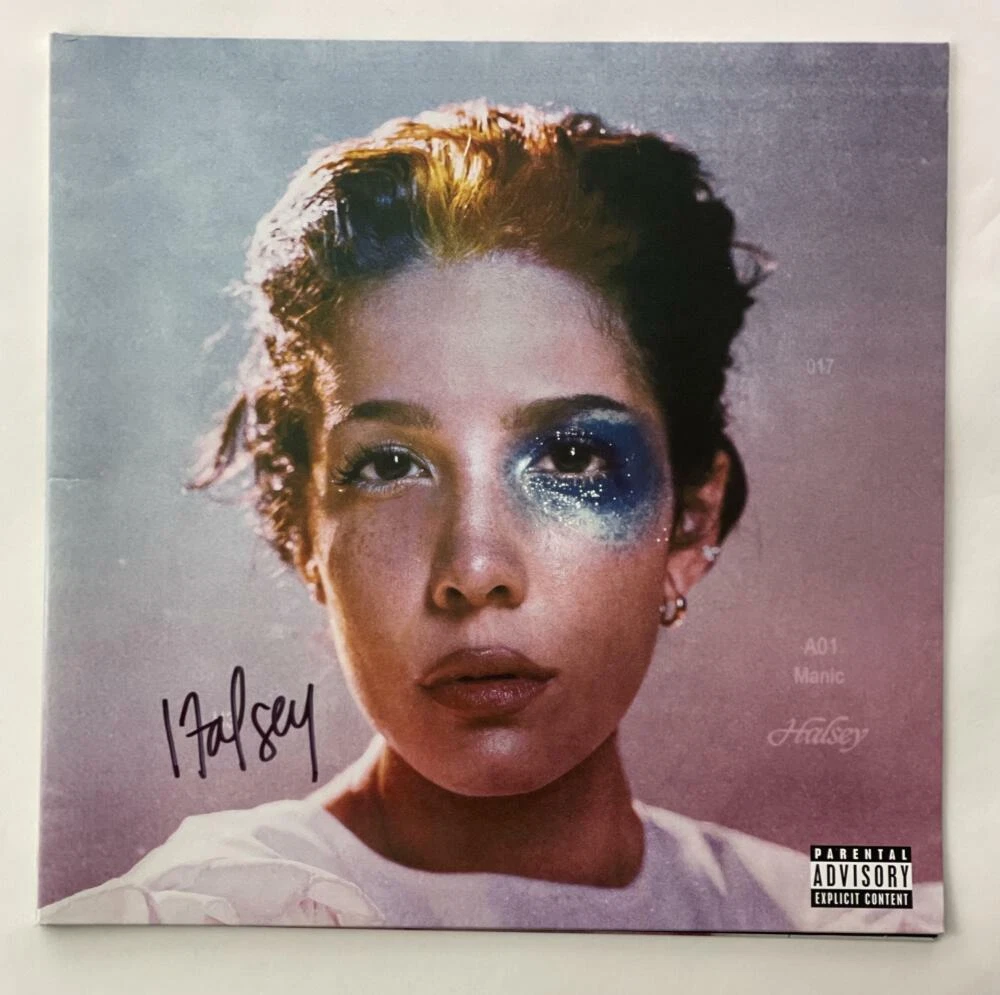 HALSEY SIGNED AUTOGRAPH ALBUM VINYL RECORD - SEXY MANIAC SINGER BADLANDS W/ JSA