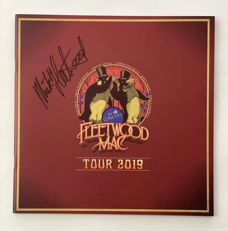 MICK FLEETWOOD SIGNED AUTOGRAPH 2019 FLEETWOOD MAC TOUR BOOK PROGRAM - JSA COA