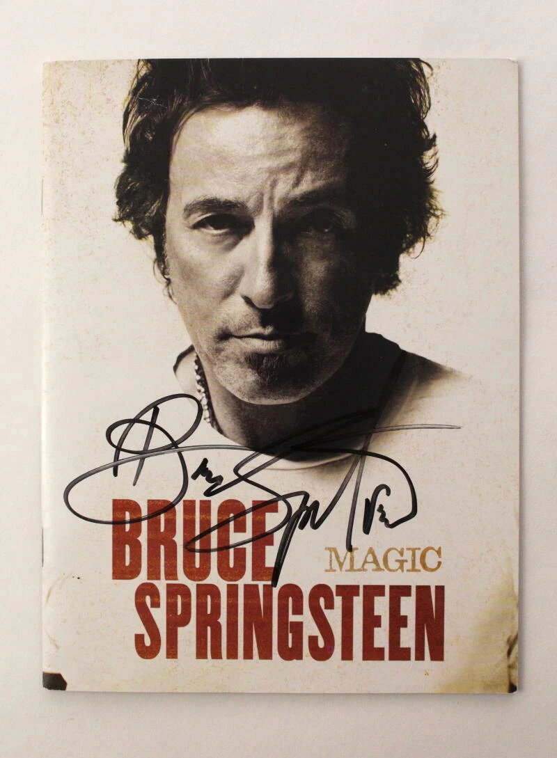 BRUCE SPRINGSTEEN SIGNED AUTOGRAPH MAGIC LYRIC BOOKLET - VERY RARE W/ JSA LOA