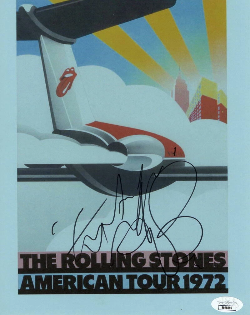 CHARLIE WATTS SIGNED AUTOGRAPH 8X10 TOUR POSTER PHOTO THE ROLLING STONES  JSA