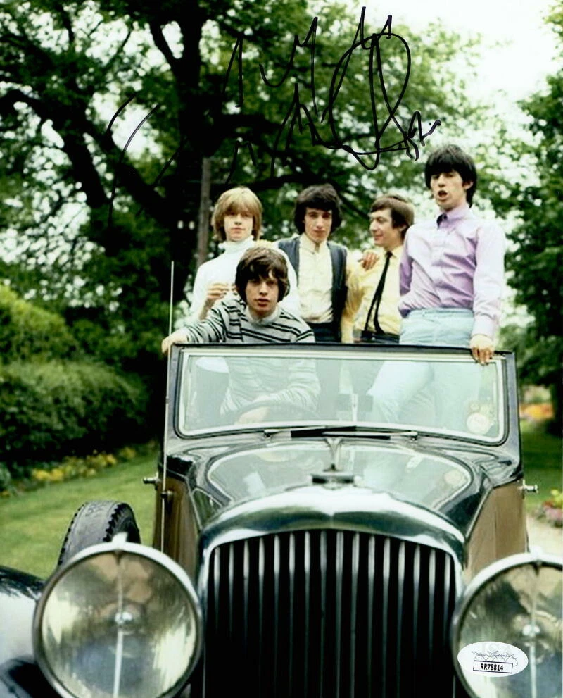 CHARLIE WATTS SIGNED AUTOGRAPH 8X10 PHOTO THE ROLLING STONES, STICKY FINGERS JSA