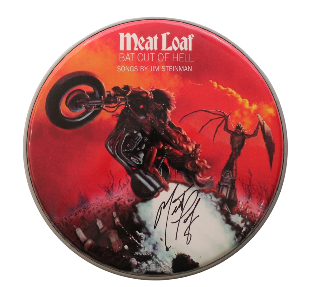 MEAT LOAF SIGNED AUTOGRAPH CUSTOM 12
