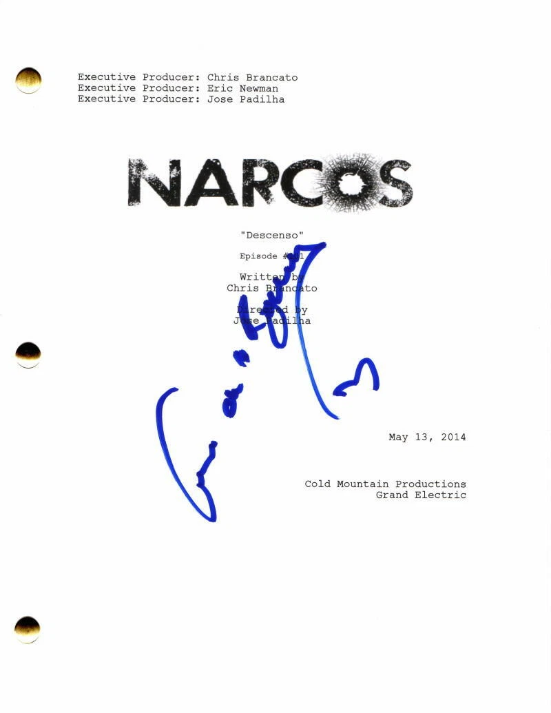 ANA DE LA REGUERA SIGNED AUTOGRAPH NARCOS FULL PILOT SCRIPT - ELISA, NACHO LIBRE