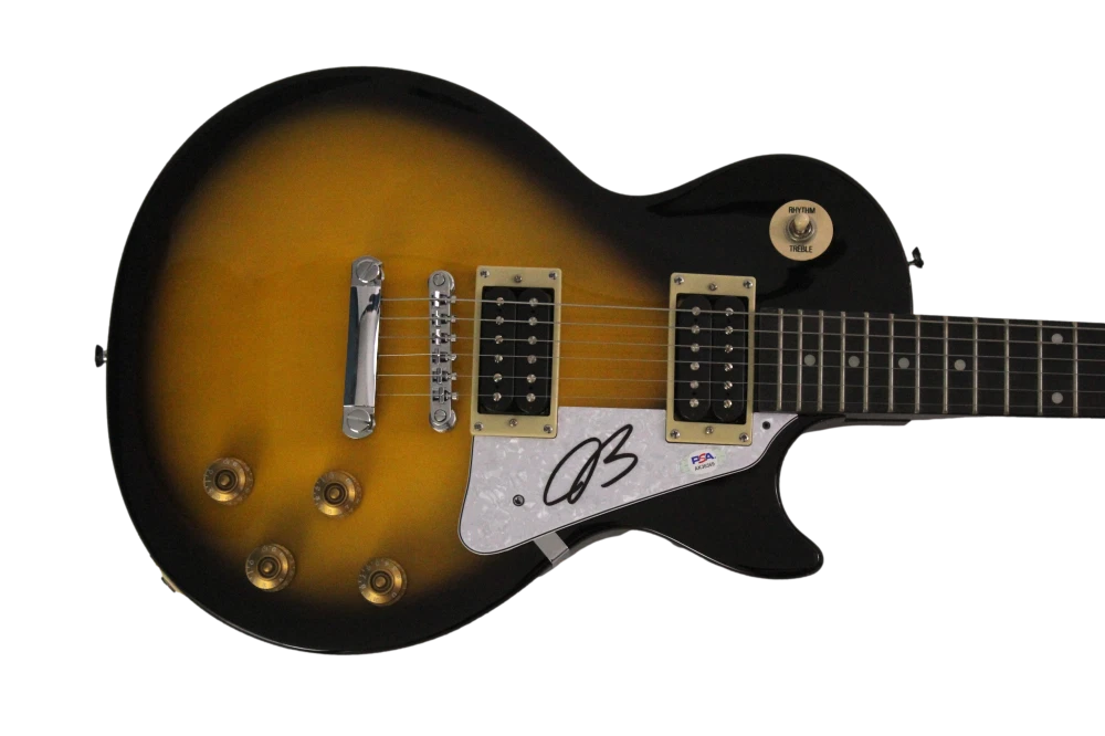 JOE BONAMASSA SIGNED AUTOGRAPH GIBSON EPIPHONE LES PAUL GUITAR BLUES RARE PSA