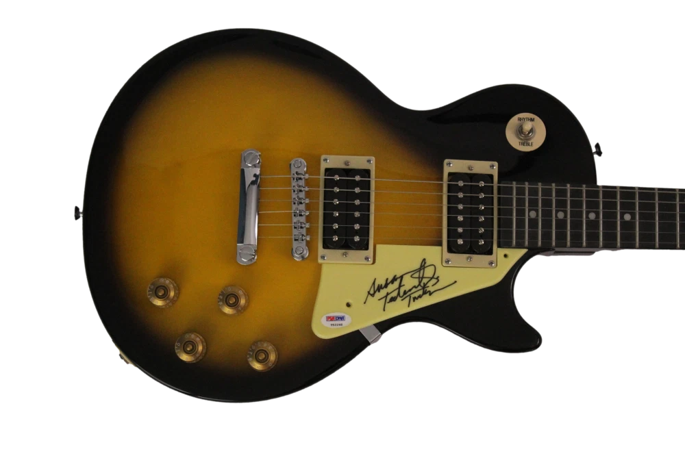 SUSAN TEDESCHI SIGNED AUTOGRAPH GIBSON EPIPHONE LES PAUL ELECTRIC GUITAR PSA COA