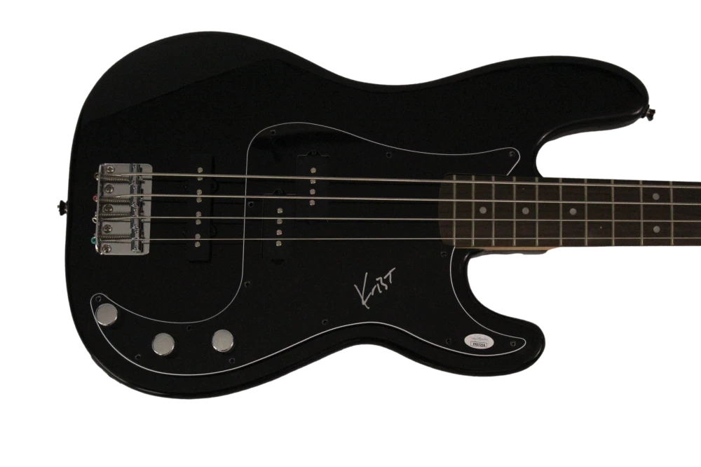 KRIST NOVOSELIC SIGNED AUTOGRAPH FENDER ELECTRIC BASS GUITAR - NIRVANA JSA COA