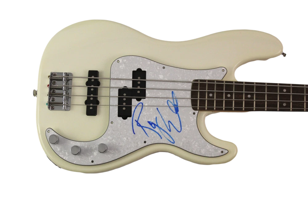 ROGER WATERS SIGNED AUTOGRAPH FENDER BASS GUITAR DARK SIDE OF THE MOON JSA COA