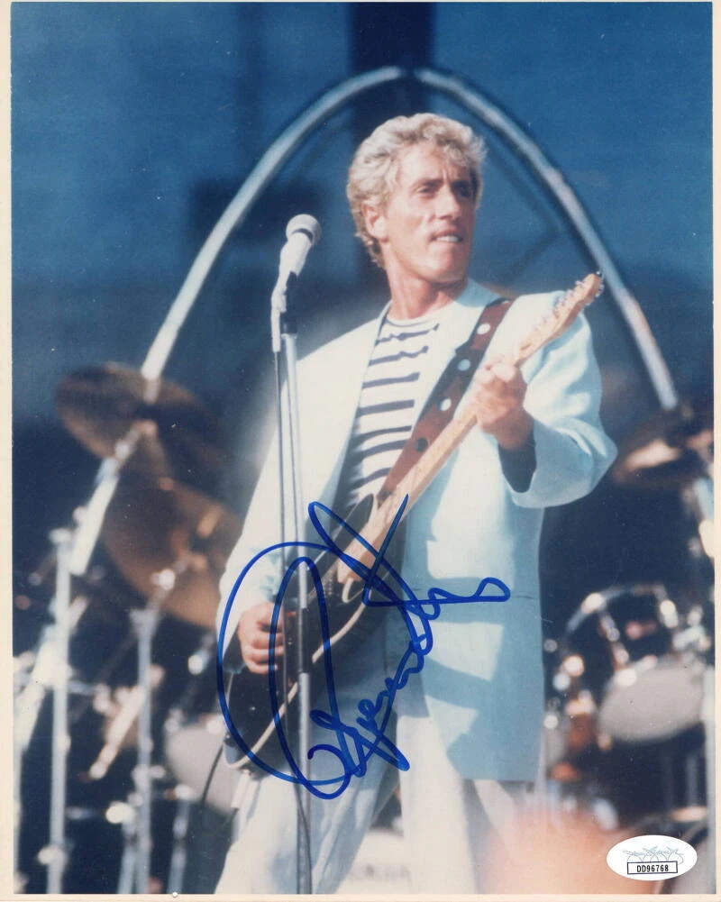 ROGER DALTREY SIGNED AUTOGRAPH 8X10 PHOTO - THE WHO FRONTMAN, VERY RARE JSA COA