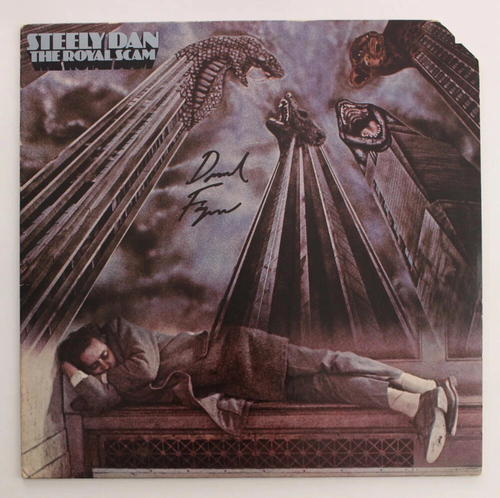 DONALD FAGEN SIGNED AUTOGRAPH ALBUM VINYL RECORD - STEELY DAN THE ROYAL SCAM JSA