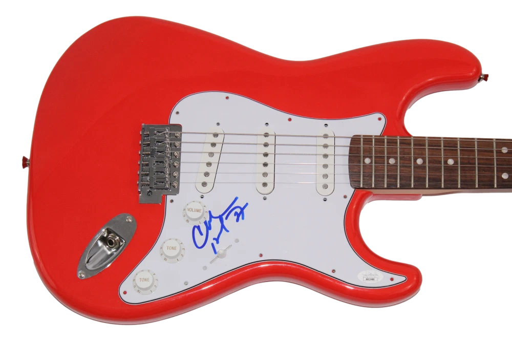 CHARLES BARKLEY SIGNED AUTOGRAPH FENDER ELECTRIC GUITAR BASKETBALL LEGEND JSA