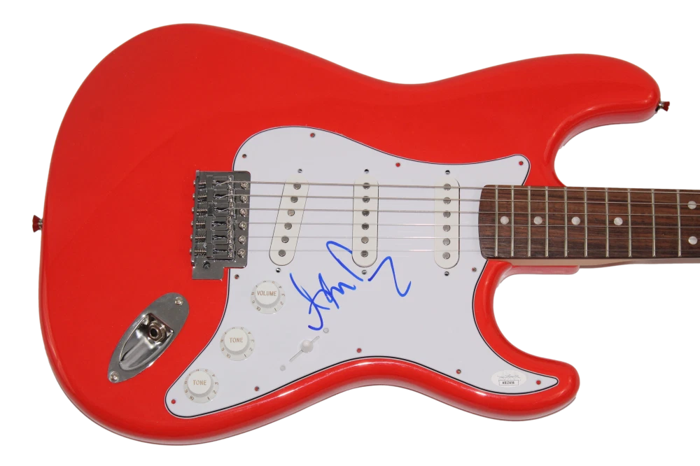 ADAM DURITZ SIGNED AUTOGRAPH FENDER ELECTRIC GUITAR COUNTING CROWS STUD JSA COA