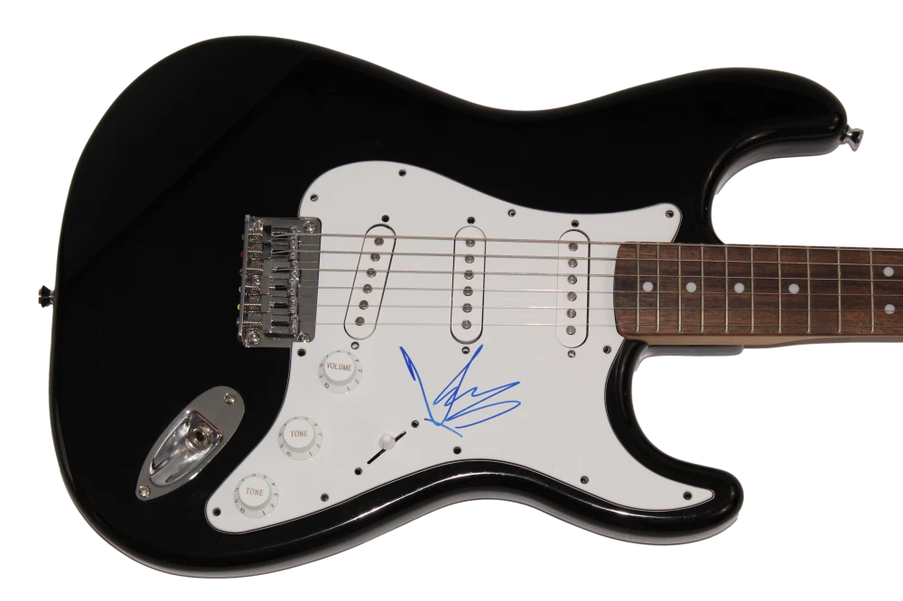 CHRIS CORNELL SIGNED AUTOGRAPH BLK FENDER GUITAR SOUNDGARDEN AUDIOSLAVE JSA COA