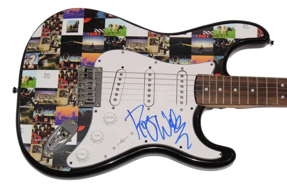 ROGER WATERS SIGNED AUTOGRAPH CUSTOM 1/1 FENDER ELECTRIC GUITAR - PINK FLOYD JSA